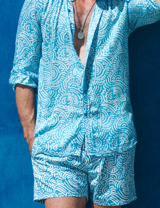 Men's St-Jean Lightweight Cotton Voile Shirt – Tribal