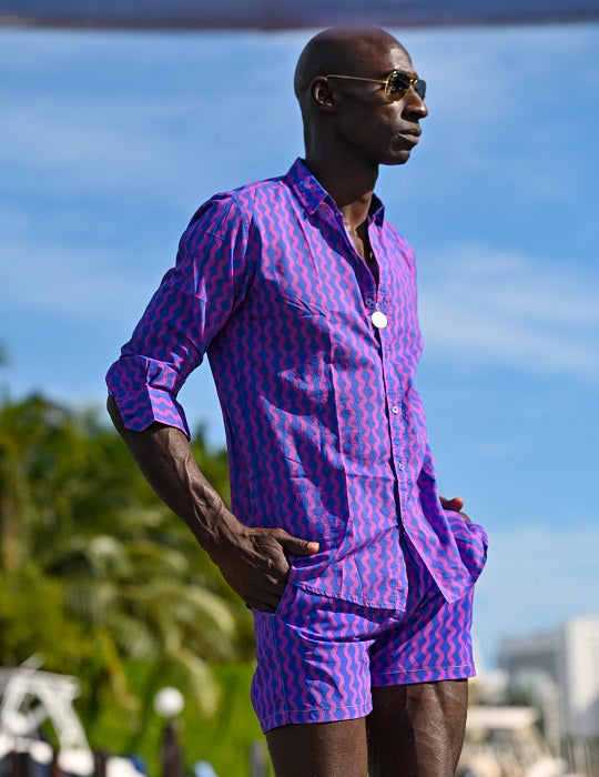 Men's St-Jean Lightweight Cotton Voile Shirt – Wavy