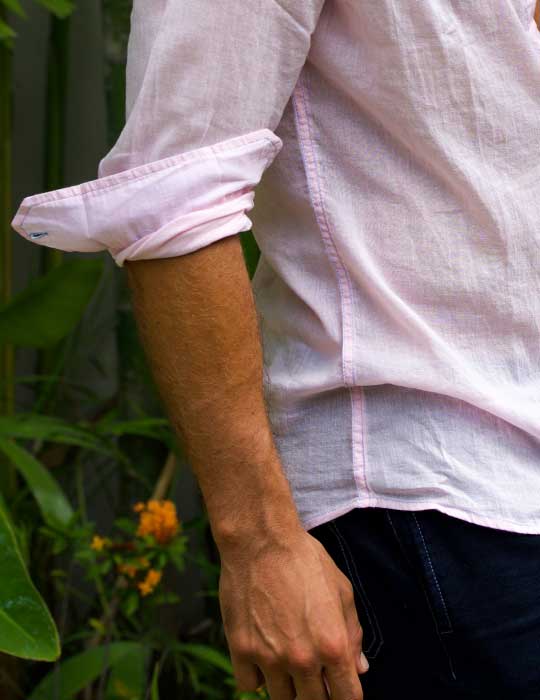 Men's Bali Cotton Shirts - Muslin