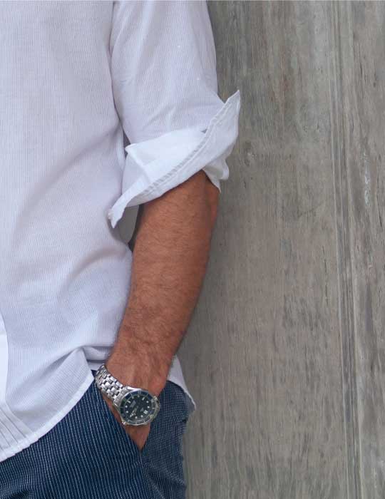 Men's Medina Pintuck Shirt - Bond