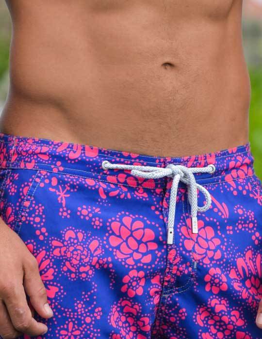 Men's Bora Bora Tailored Swim Shorts - Floral