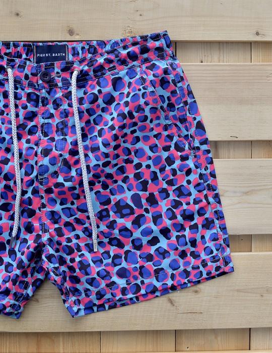 Men's Bora Bora Tailored Swim Shorts - Leopard
