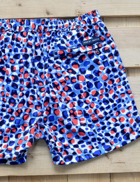Men's Bora Bora Tailored Swim Shorts - Leopard