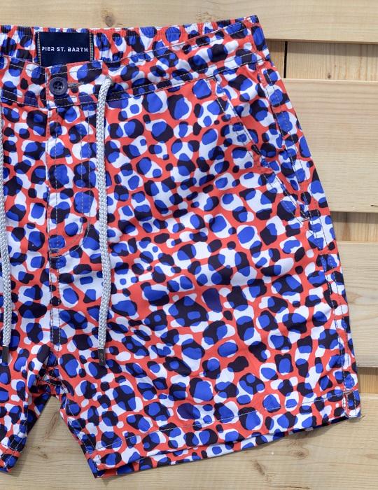 Men's Bora Bora Tailored Swim Shorts - Leopard