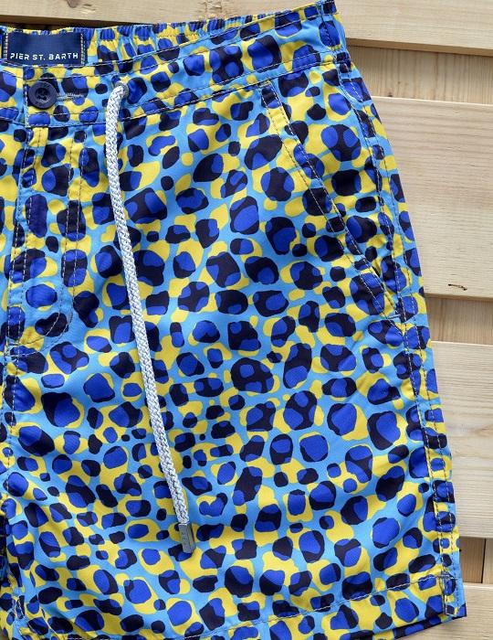 Men's Bora Bora Tailored Swim Shorts - Leopard