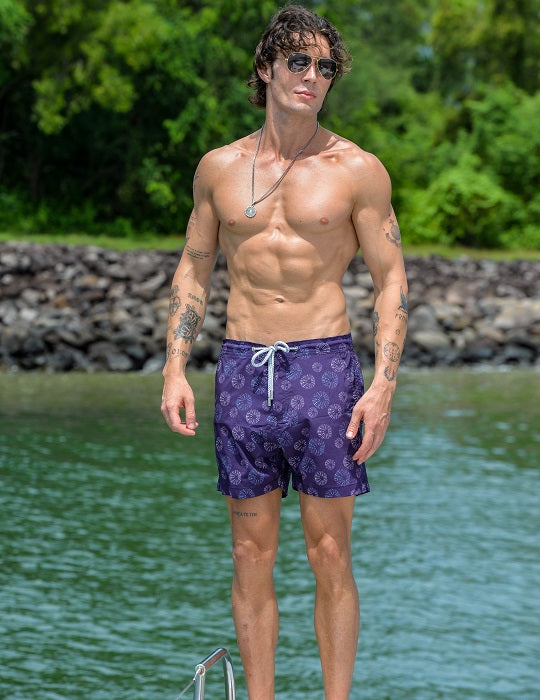 Bora Bora Tailored Swim Shorts - Sea Urchins