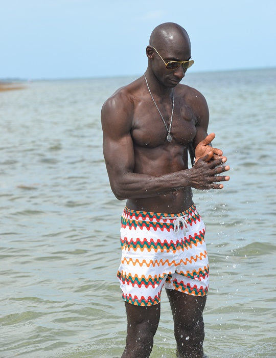 Men's Bora Bora Tailored Swim Shorts - Wave Galaxy