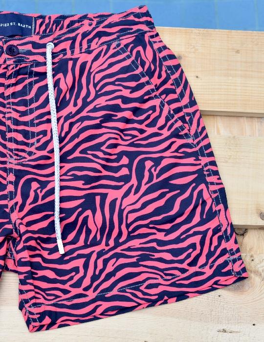 Men's Bora Bora Tailored Swim Shorts - Zebra