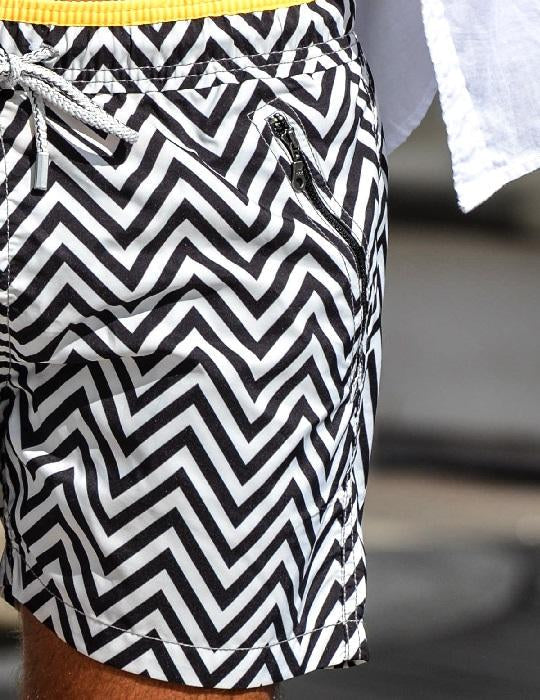 Men's Cannes Sports Swim Shorts - BW Wave