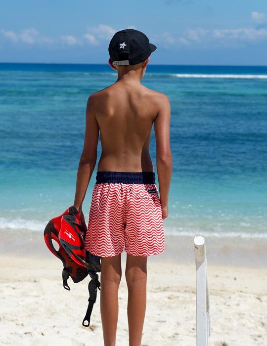Men's Cannes Sports Swim Shorts - Small Wave