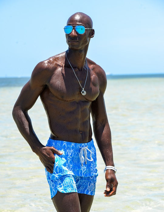 Men's Lebron Sports Swim Shorts - Anaconda
