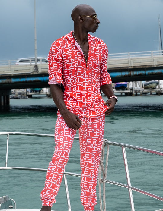Men's Long Beach Patterned Linen Hoodies