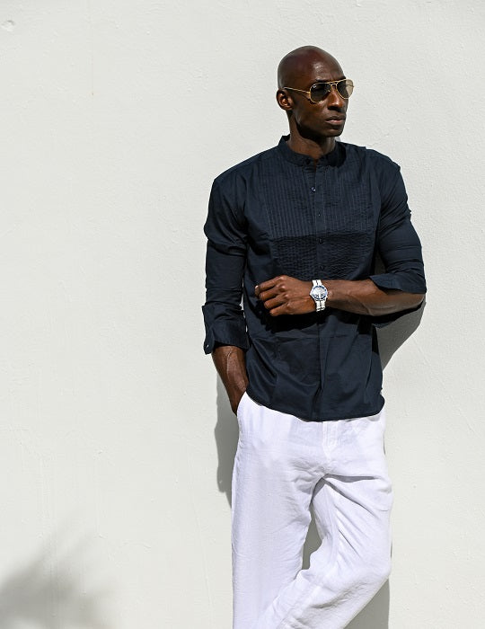 Medina Pintuck Shirt
