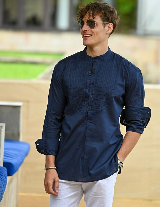 Men's Pintuck Shirt Medina