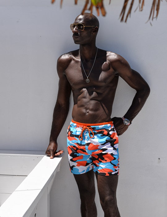 Men's Pier Sports Swim Shorts - Anti Camo