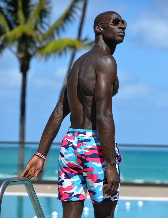 Men's Pier Sports Swim Shorts - Anti Camo