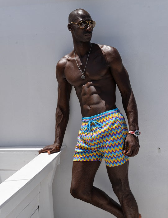 Men's Pier Sports Swim Shorts - Candy Copa