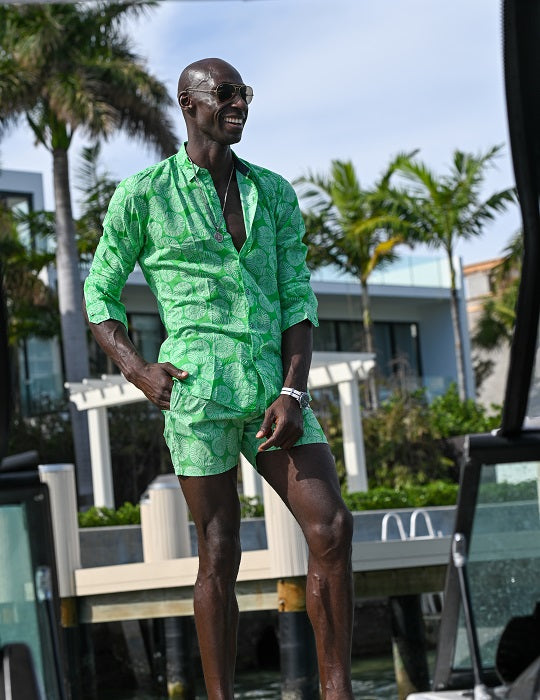 Men's Pier Sports Swim Shorts - Curly