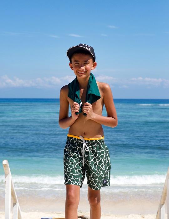 Men's Pier Sports Swim Shorts - Giraffe