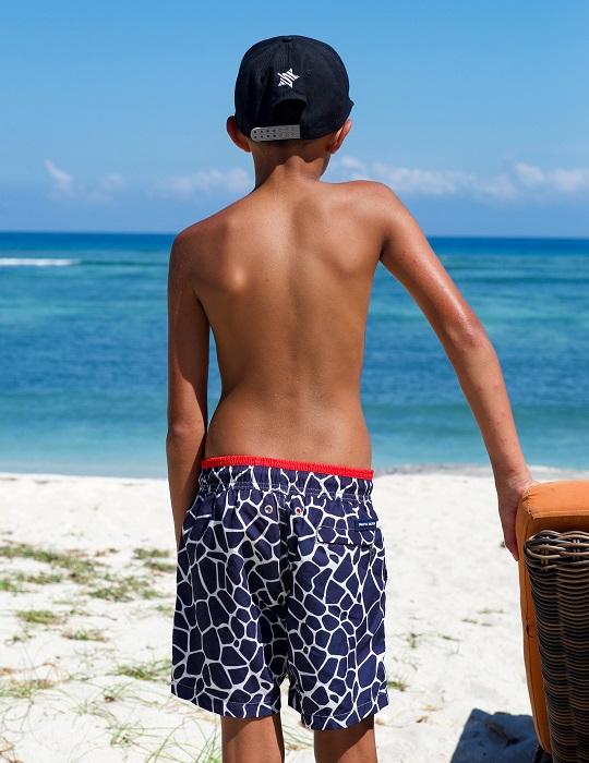 Men's Pier Sports Swim Shorts - Giraffe