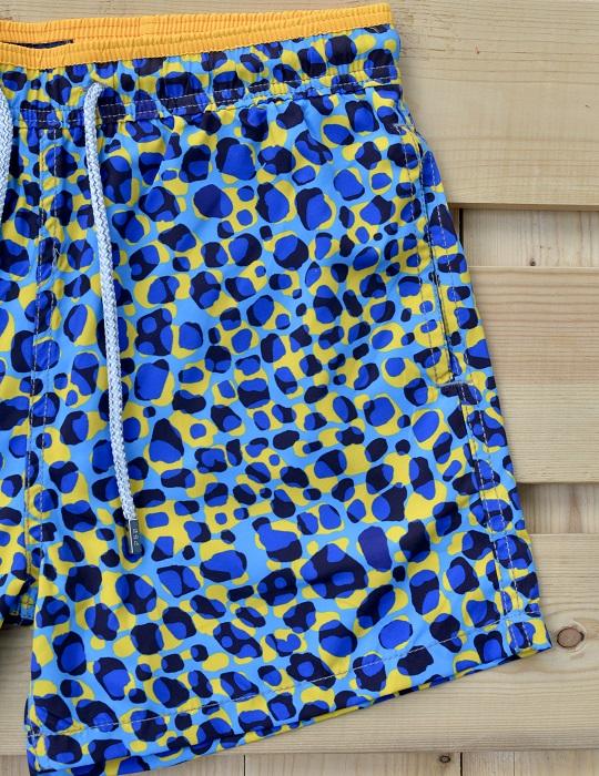 Men's Pier Sports Swim Shorts - Leopard