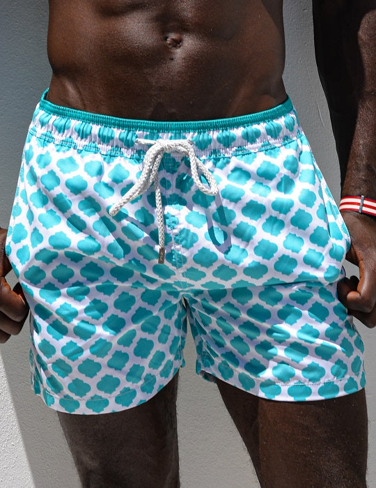Men's Pier Sports Swim Shorts - Moroccan