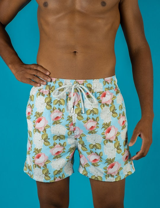 Men's Pier Sports Swim Shorts - Peony