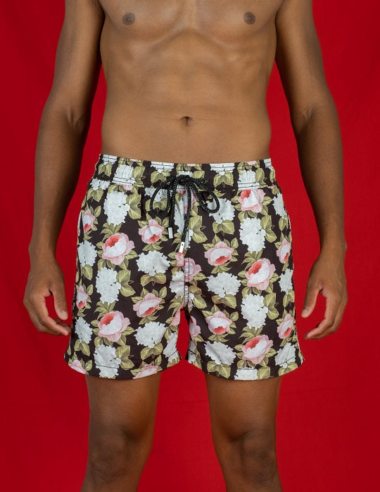 Men's Pier Sports Swim Shorts - Peony
