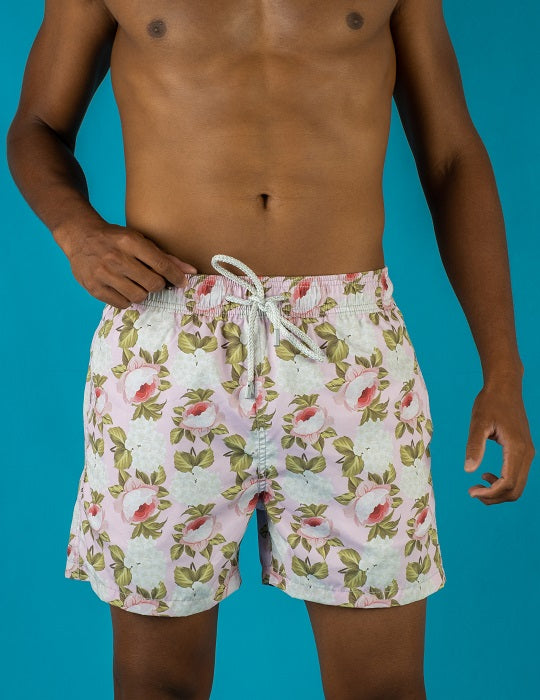 Men's Pier Sports Swim Shorts - Peony