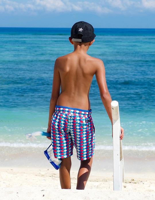 Men's Pier Sports Swim Shorts - Scales