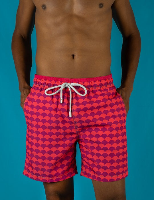 Men's Pier Sports Swim Shorts - Scales