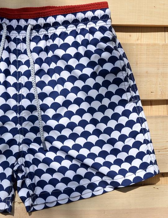 Men's Pier Sports Swim Shorts - Scales