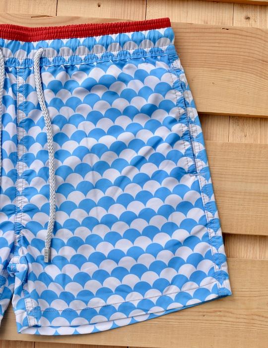 Men's Pier Sports Swim Shorts - Scales