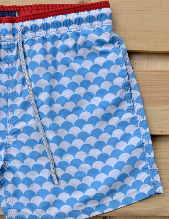 Men's South Beach Sports Swim Shorts - Scales