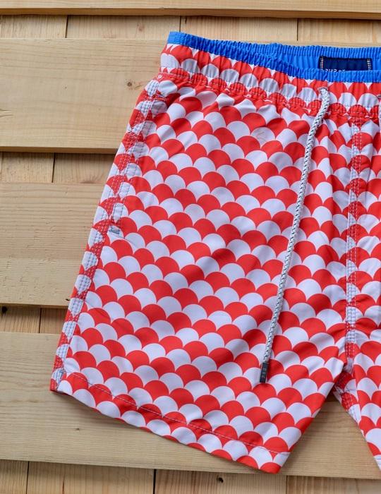 Men's South Beach Sports Swim Shorts - Scales