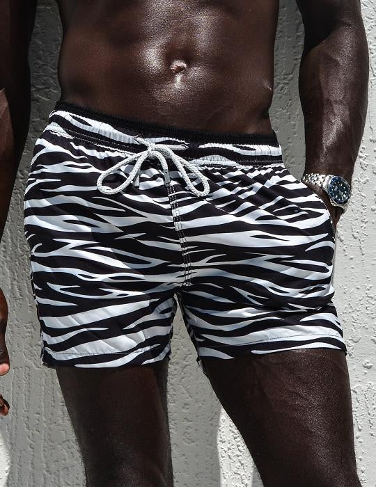 Men's South Beach Sports Swim Shorts - Tiger