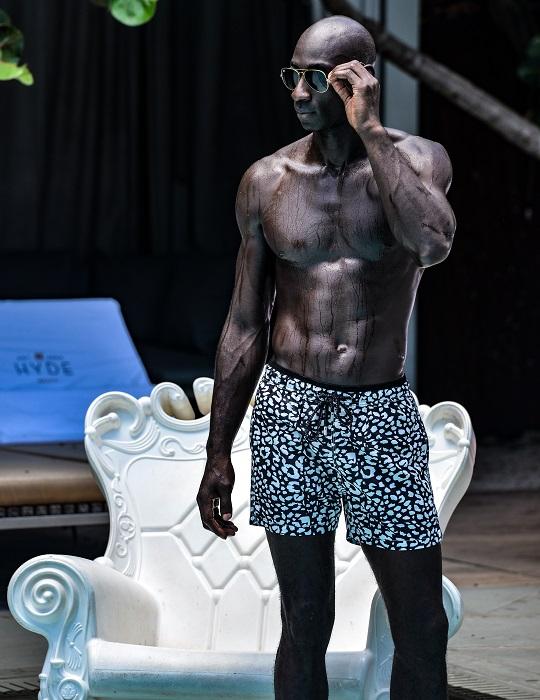 Men's South Beach Sports Swim Shorts - Panther