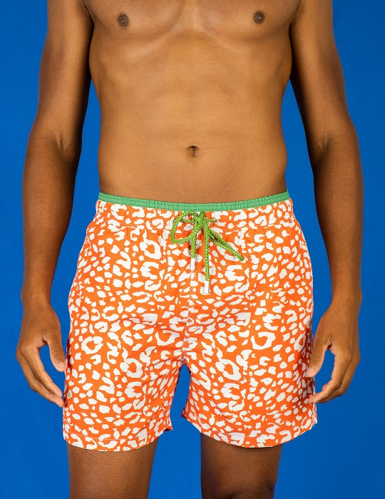 Men's South Beach Sports Swim Shorts - Panther