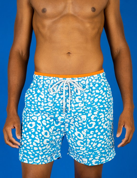 Men's South Beach Sports Swim Shorts - Panther