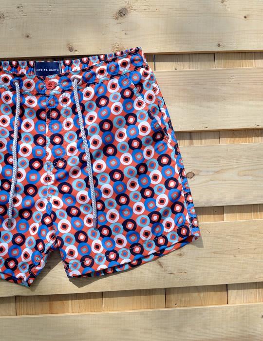 Men's Bora Bora Tailored Swim Shorts - Square Circle