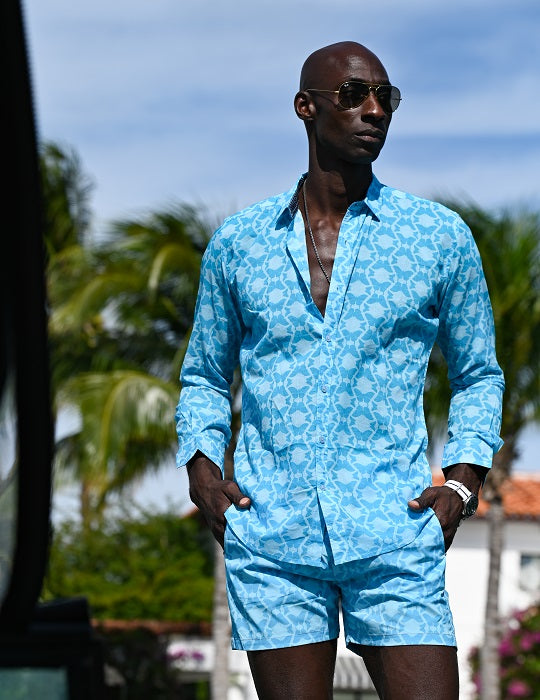 Men's St-Jean Lightweight Cotton Voile Shirt – Butterfly