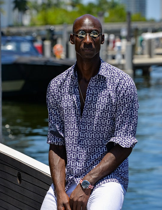 Men's St-Jean Lightweight Cotton Voile Shirt – Checkmate
