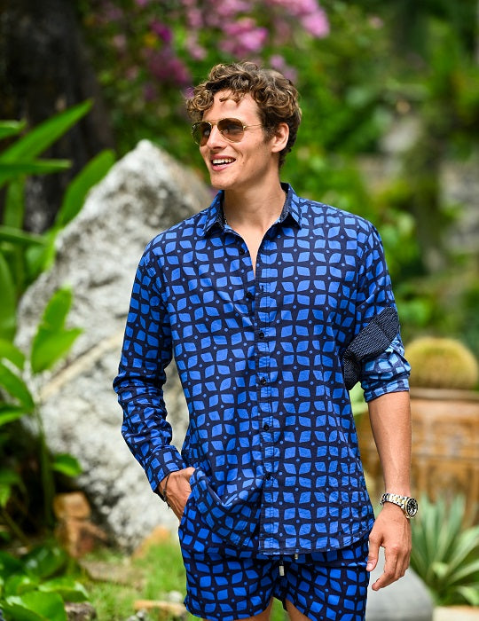 Men's St-Jean Lightweight Cotton Voile Shirt – Clover Big