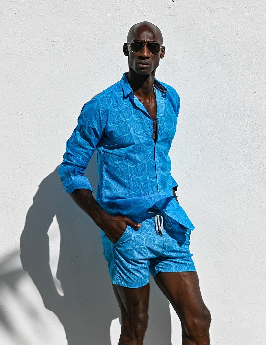 Men's St-Jean Lightweight Cotton Voile Shirt – Curly