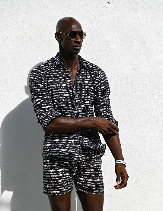 Men's St-Jean Lightweight Cotton Voile Shirt – Dash Dots