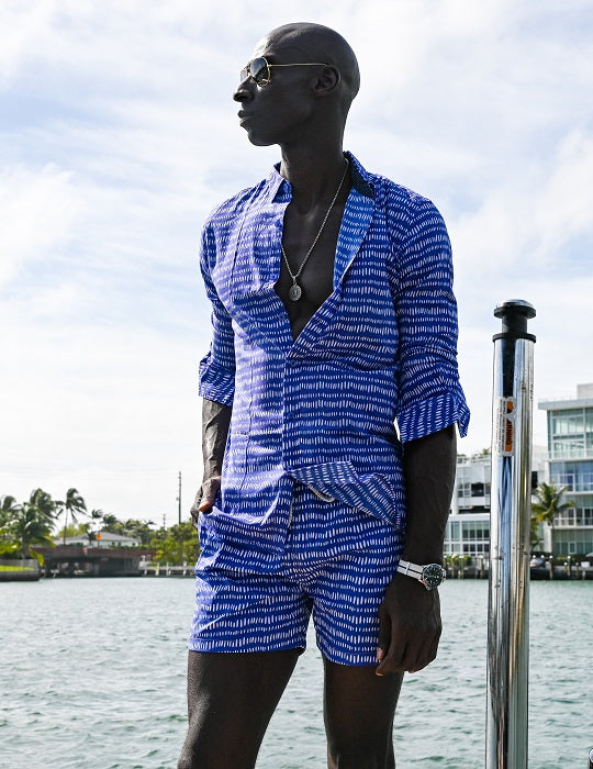 Men's St-Jean Lightweight Cotton Voile Shirt – Dash Dots