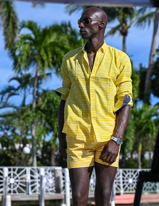 Men's St-Jean Lightweight Cotton Voile Shirt – Dash Dots
