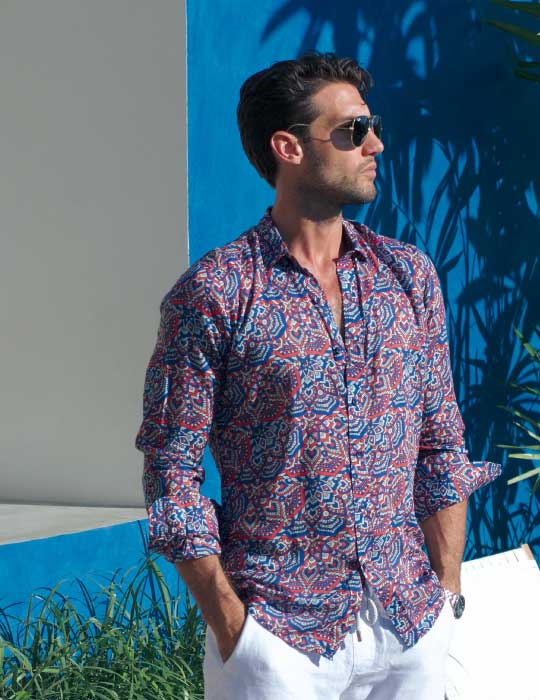 Men's St-Jean Lightweight Cotton Voile Shirt – Fusion