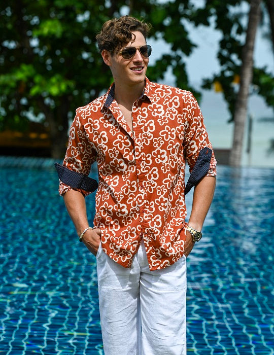 Men's St-Jean Lightweight Cotton Voile Shirt – Mirasol