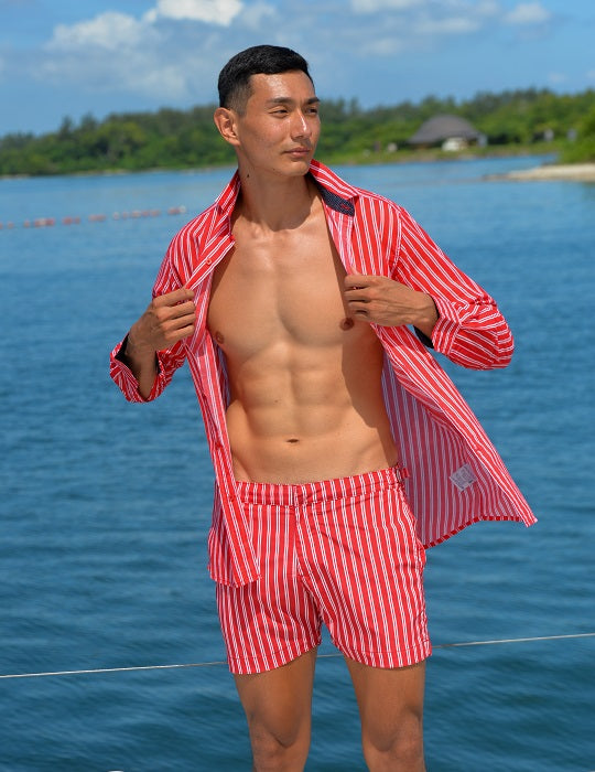 Men's St-Jean Lightweight Cotton Voile Shirt – Stripes